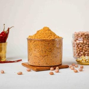 Homemade Palli Podi, 100gms (Peanut Chutney Powder) – Authentic Andhra Style | Fresh, Spicy & 100% Pure, No Preservatives